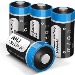 CR123A Lithium Batteries 4 Pack